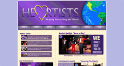 Desktop Screenshot of heartists.org